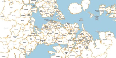 Mapu Aucklandu predmestia
