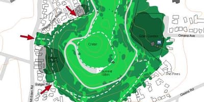 Mapa mt Eden